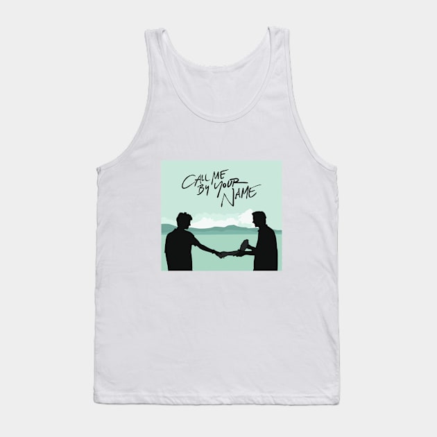 Aqua Call Me By Your Name Tank Top by honeydesigns